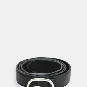 CINTURA ALBERTO LUTI IN PELLE - NERO