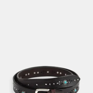 CINTURA ALBERTO LUTI IN PELLE - MARRONE