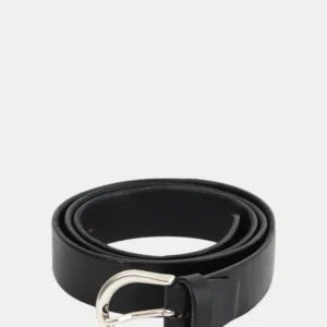 CINTURA ALBERTO LUTI IN PELLE - NERO