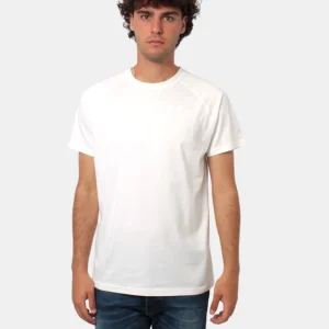 t-shirt k way white gardenia