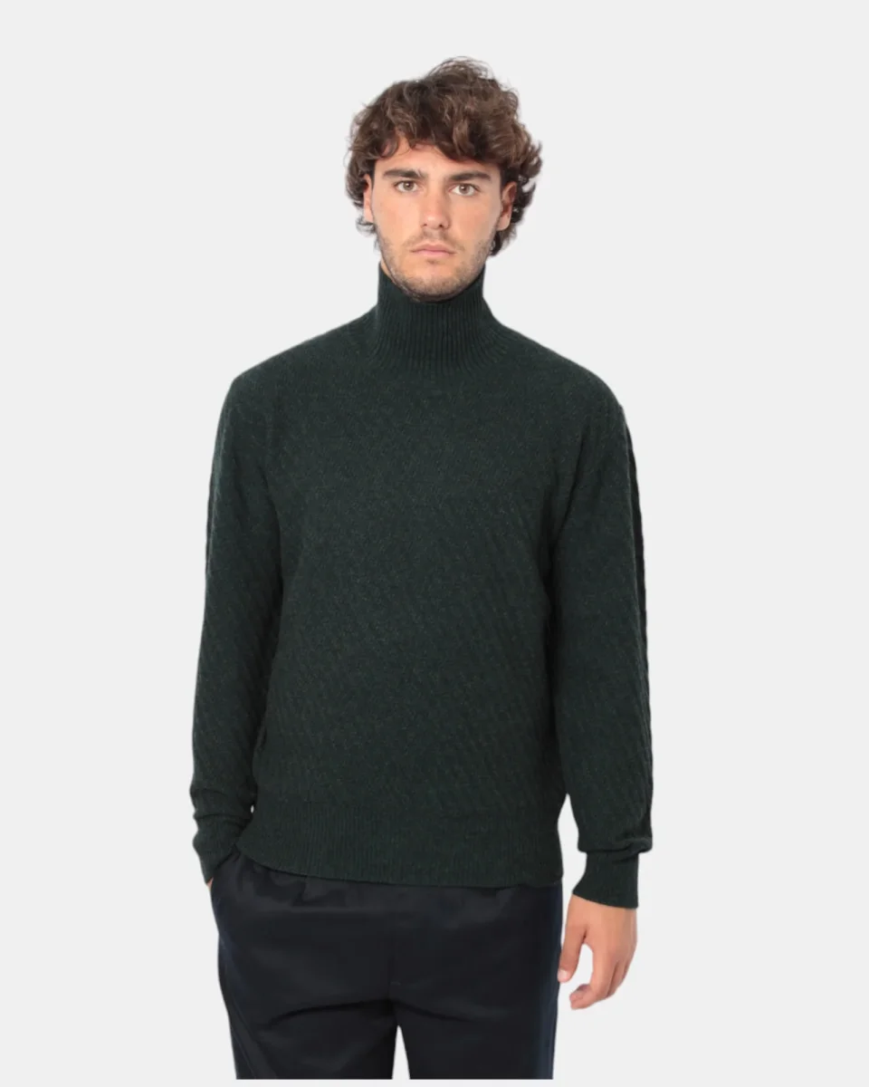 MAGLIA A LUPETTO PAOLO PECORA - 5791 MILITARE - immagine 7