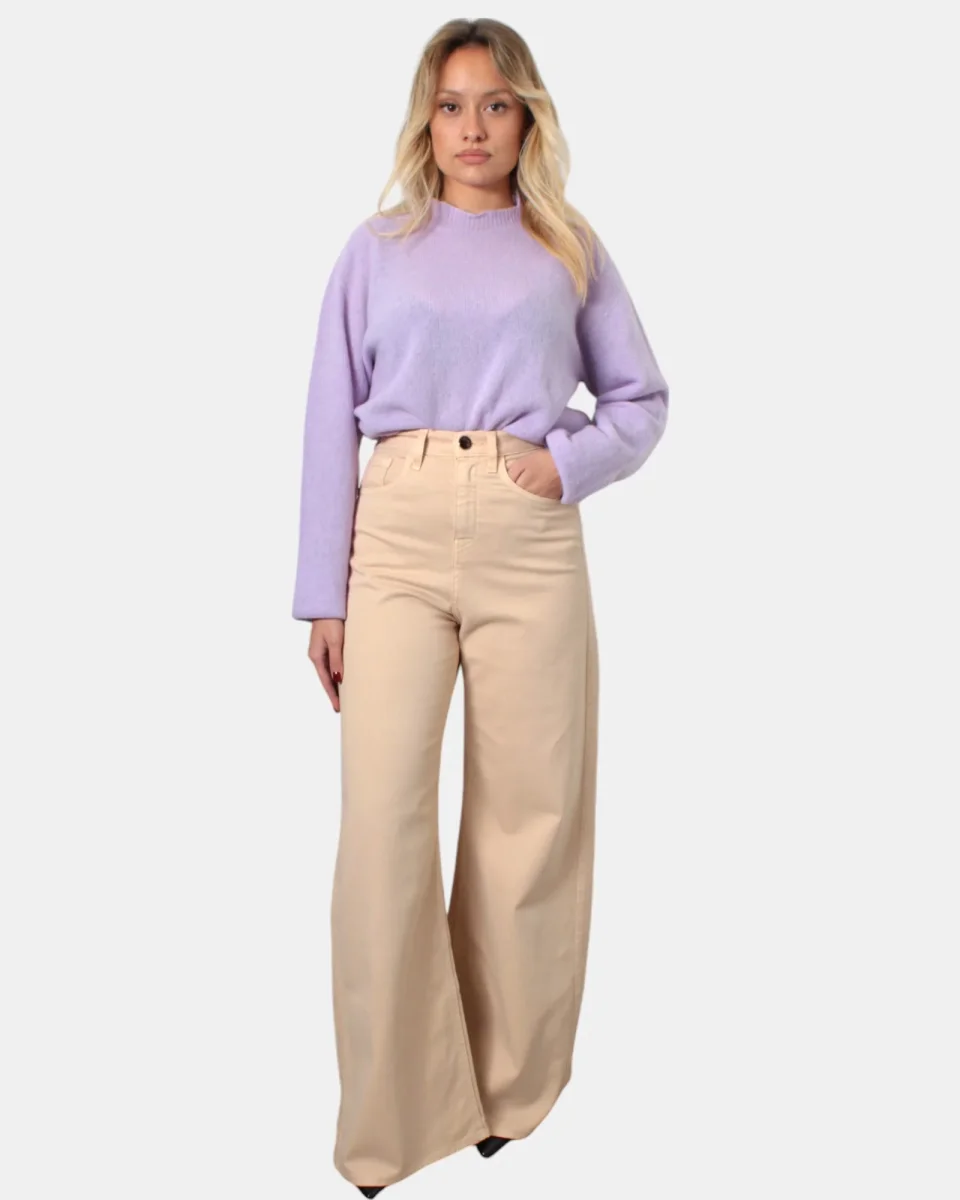 JEANS RE-HASH 5 TASCHE MOD. AVRIL - 3202 BEIGE - immagine 6