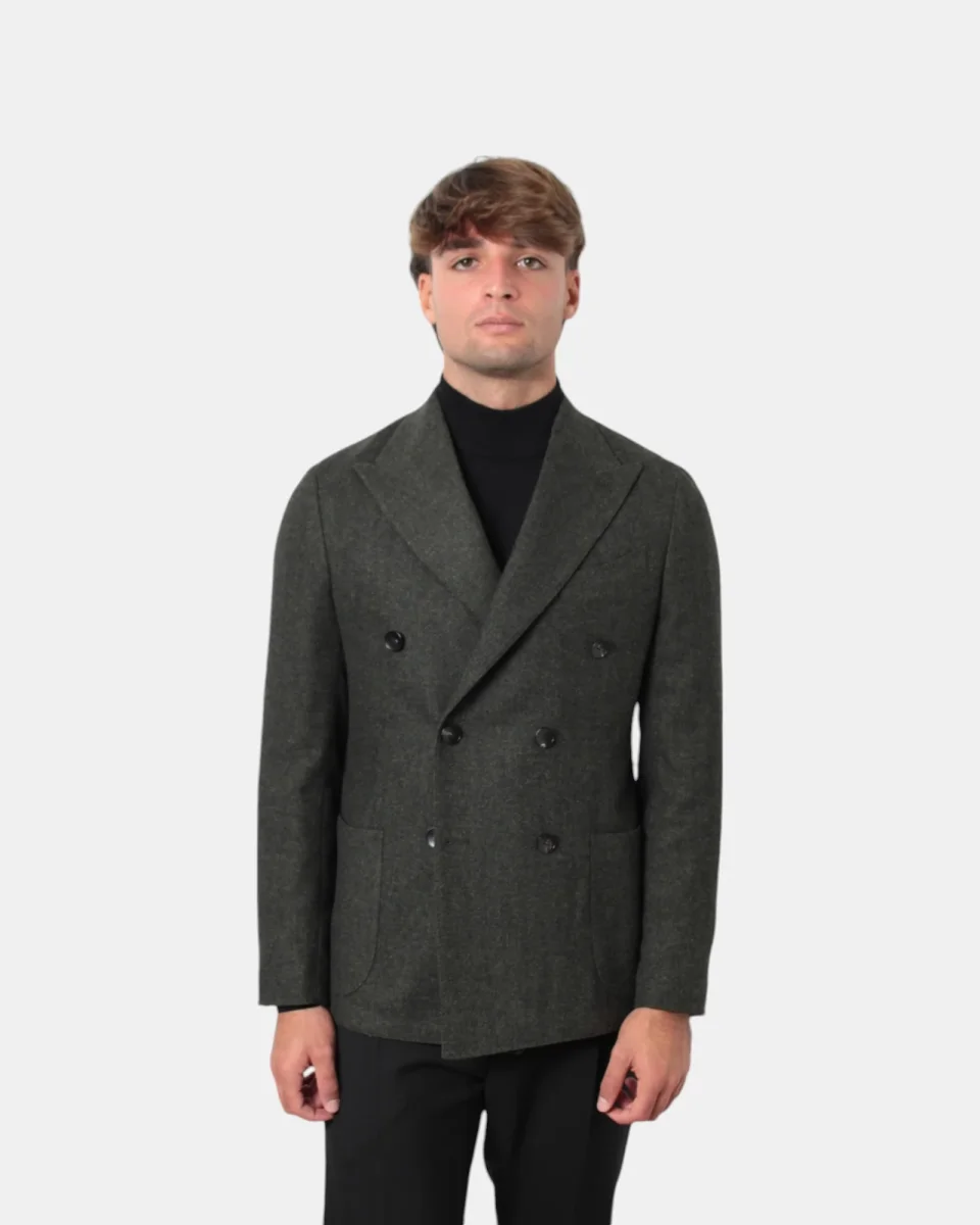 BLAZER GALÀ MONOPETTO - 09 VERDE MILITARE - immagine 5