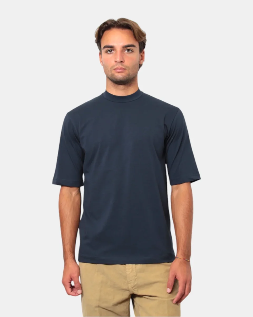 T-SHIRT LUPETTO DANIELE FIESOLI - 24 BLU - immagine 7