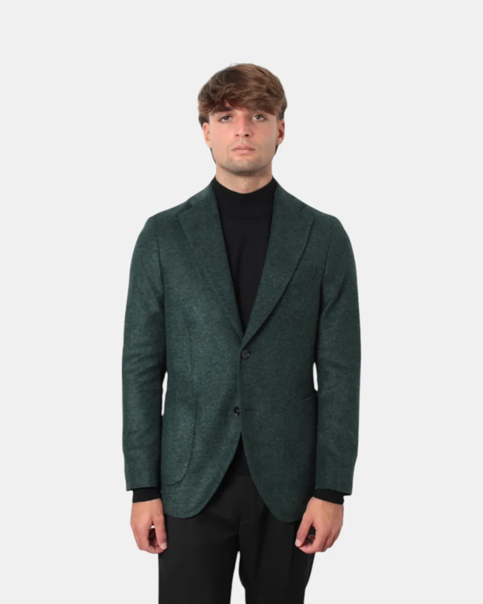 BLAZER MONOPETTO BRERAS MILANO - VERDE - immagine 5