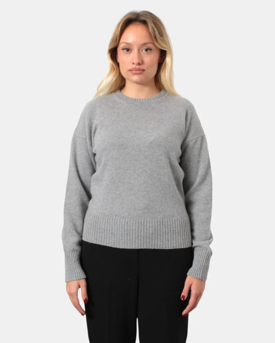 MAGLIA A GIROCOLLO RASATO DANIELE FIESOLI - 10 GREY - immagine 7