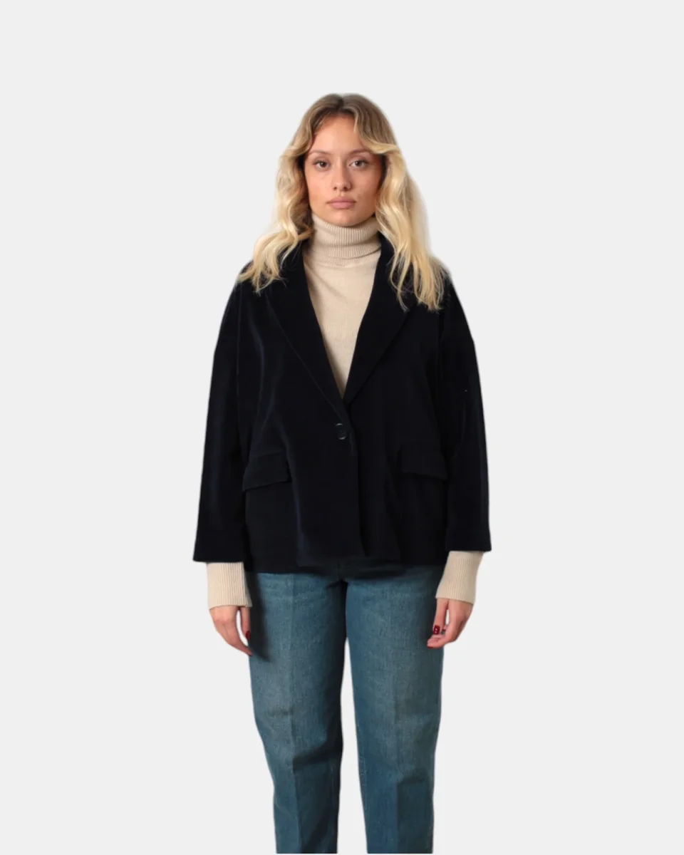 BLAZER MONOPETTO CIRCOLO 1901 - DARK NAVY - immagine 6