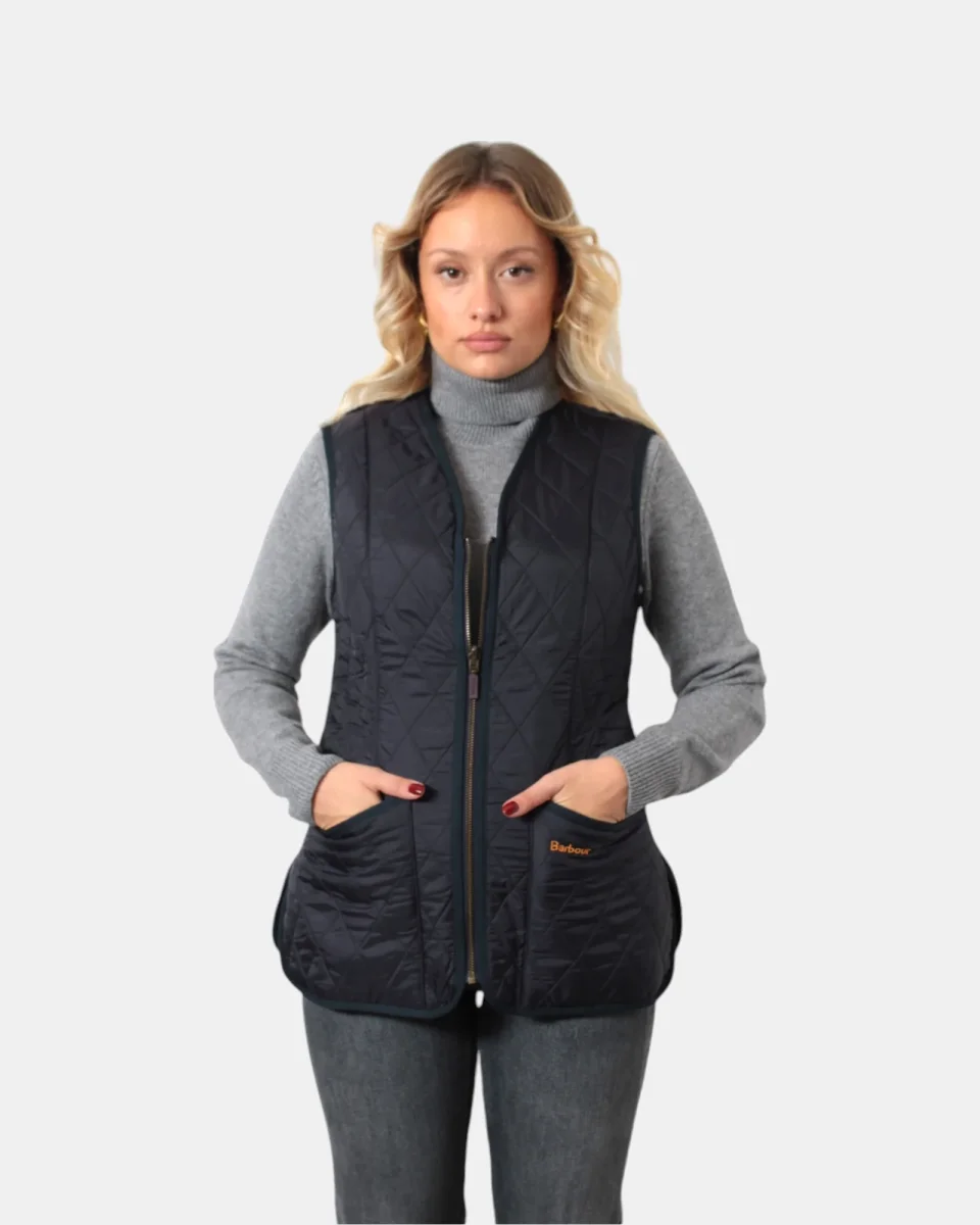 GILET BARBOUR MOD. BETTY LINER - NAVY - immagine 6