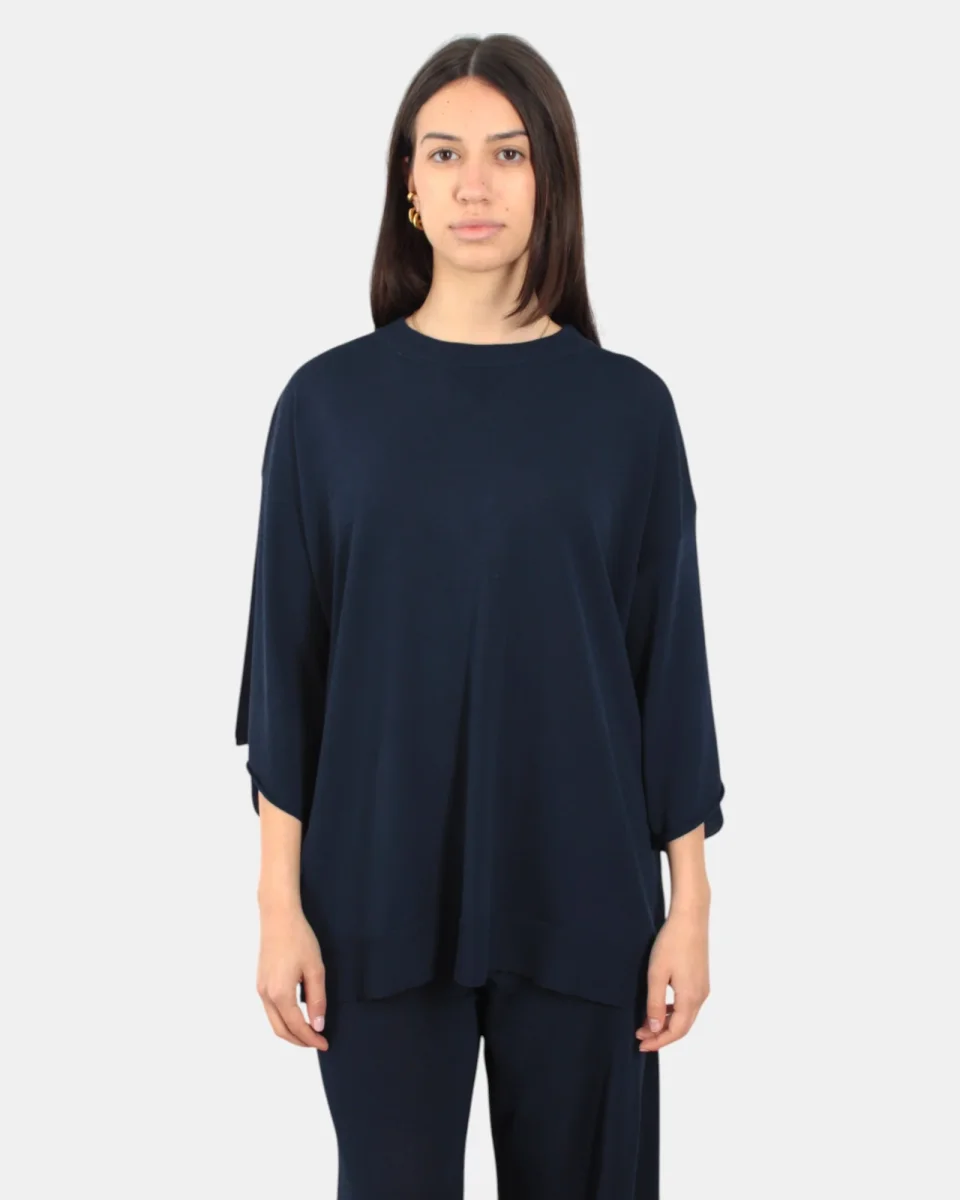 maglia a girocollo jei-o 2000 blu - immagine 5