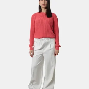 PANTALONE SOLOTRE - 01 BIANCO