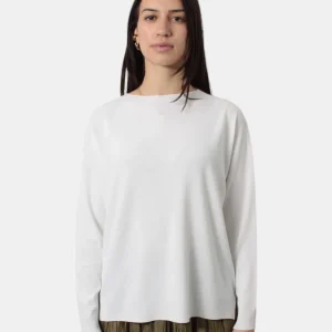 MAGLIA A GIROCOLLO SOLOTRE - 01 BIANCO