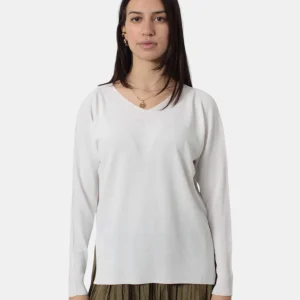 MAGLIA A GIROCOLLO SOLOTRE - 01 BIANCO