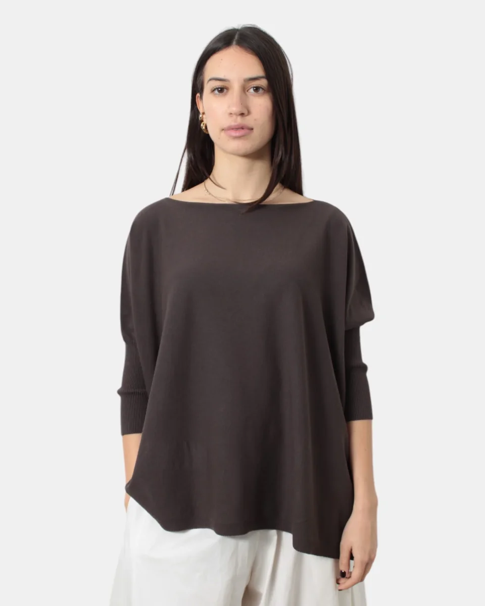 MAGLIA A GIROCOLLO SOLOTRE - CAFFE'