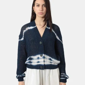 cardigan roberto collina batik - b4210 blu