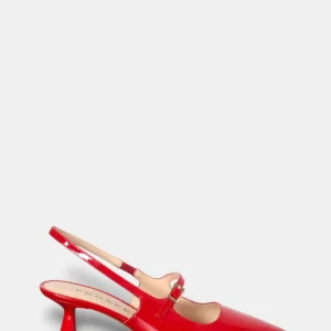 DÉCOLLETÉ PROSPERINE T.50 IN VERNICE - ROSSO