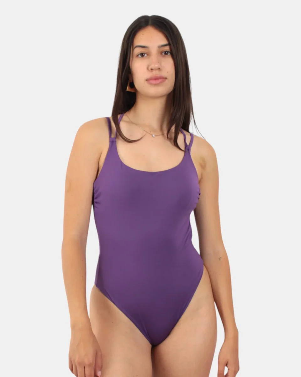 costume intero mod. claudia - 003 viola - immagine 5