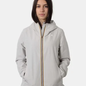 giubbotto k way mod. marguerite stretch poly jersey - 634 beige lt