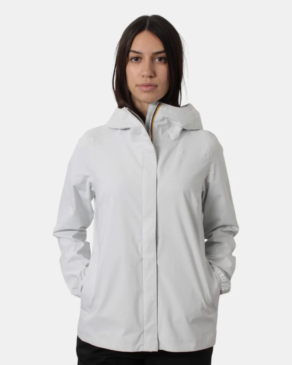 giubbotto k way mod. marguerite stretch dot - 001 white - immagine 2