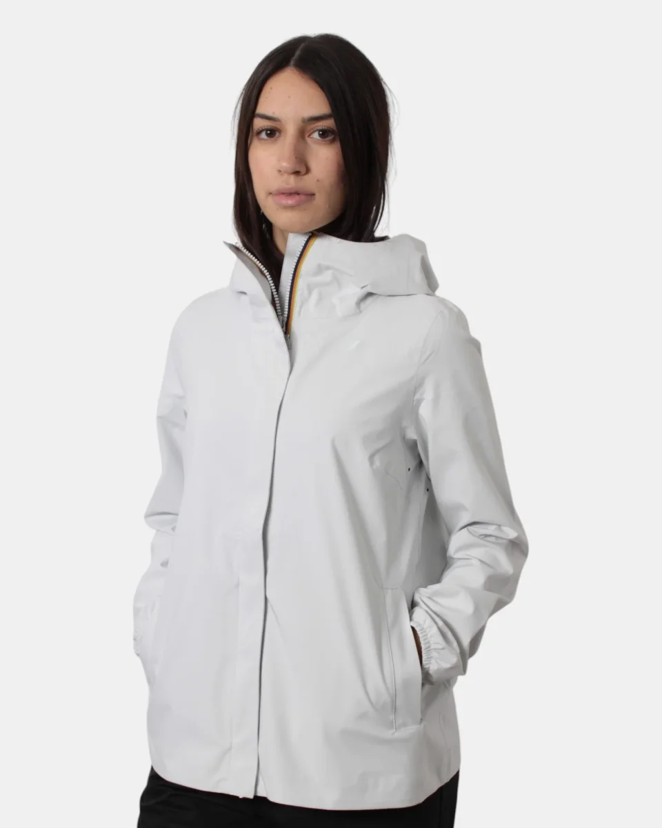 giubbotto k way mod. marguerite stretch dot - 001 white - immagine 3