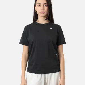 t-shirt k way mod. emel jersey - usy black pure
