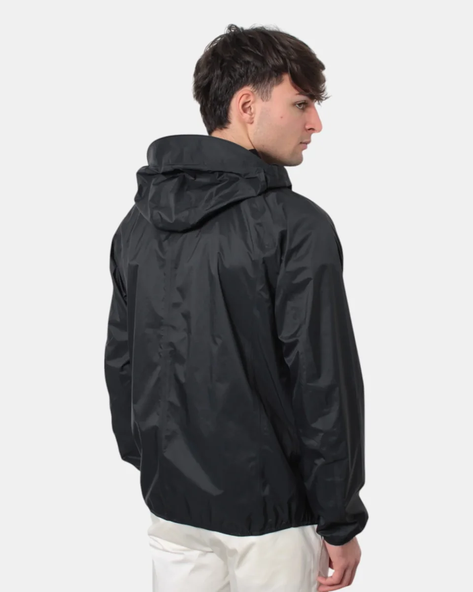 giubbotto k way mod. roche - usy black pure - immagine 4