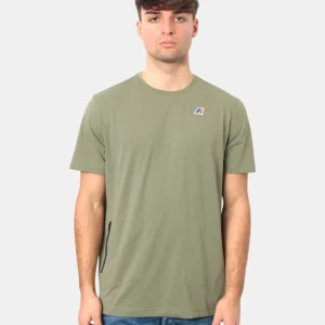 t-shirt k way mod. seril travel - v15 green lichen