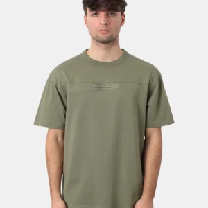 t-shirt mod. fantome double label - v15 green lichen