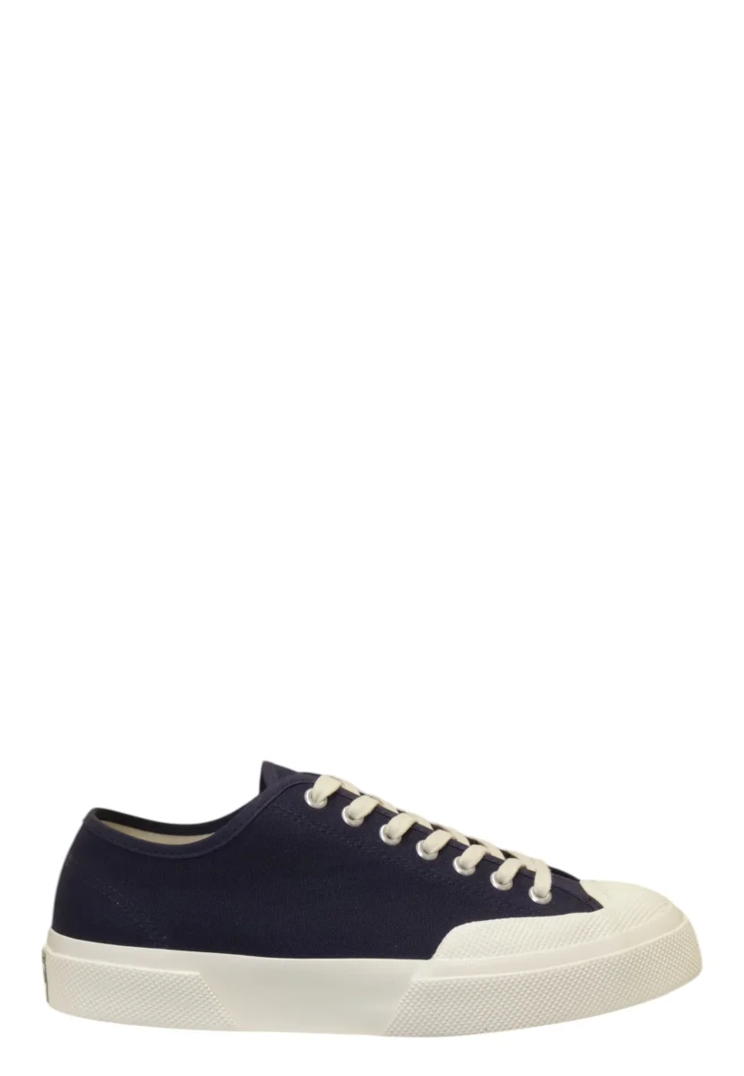 sneakers superga mod. 2432 works low cut cotton canvas - a2f navy/off white - immagine 2