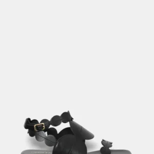 SANDALO LIVIANA CONTI FLAT DOTS - Y69-0 NERO