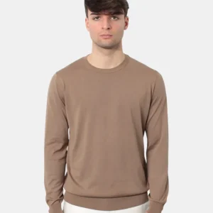 MAGLIA A GIROCOLLO KANGRA IN RASATO CALATO - 6 SPARROW