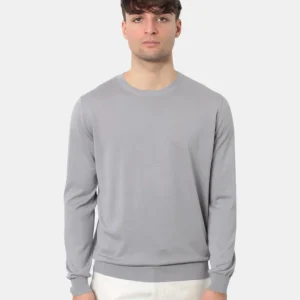 MAGLIA A GIROCOLLO KANGRA IN RASATO CALATO - 29 PERLA