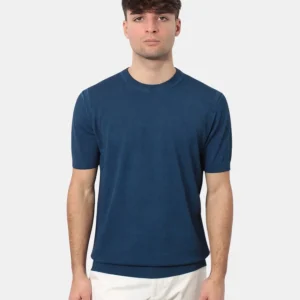 MAGLIA A GIROCOLLO KANGRAIN  RASATO CALATO WAVE - 43 NAVY