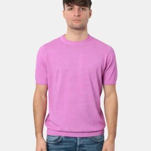 MAGLIA A GIROCOLLO KANGRAIN  RASATO CALATO WAVE - 180 ORCHIDEA