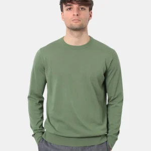 MAGLIA A GIROCOLLO KANGRA IN RASATO CALATO - 77 SIEPE