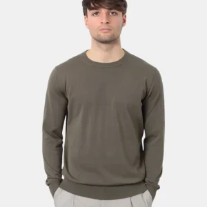 MAGLIA A GIROCOLLO KANGRA IN RASATO CALATO - 187 MILITY