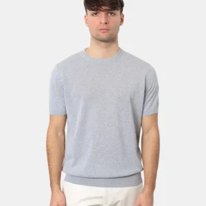 MAGLIA A GIROCOLLO KANGRA IN RASATO CALATO - 28 PERLA