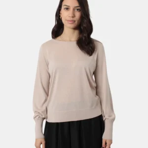 MAGLIA A GIROCOLLO KANGRA ABARCHETTA CON MANICA AMPIA - 233 GRANO