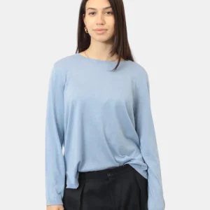 MAGLIA A GIROCOLLO KANGRA MOD. BOXING CON SPACCHI - 237 CELESTE