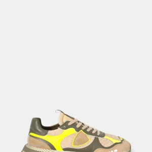 sneakers philippe model mod. olympique low - frn2 fancy resau neon/militaire jau