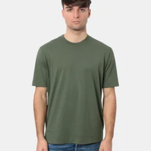 T-SHIRT DANIELE FIESOLI RELAXED FIT - 0143 MILITARE