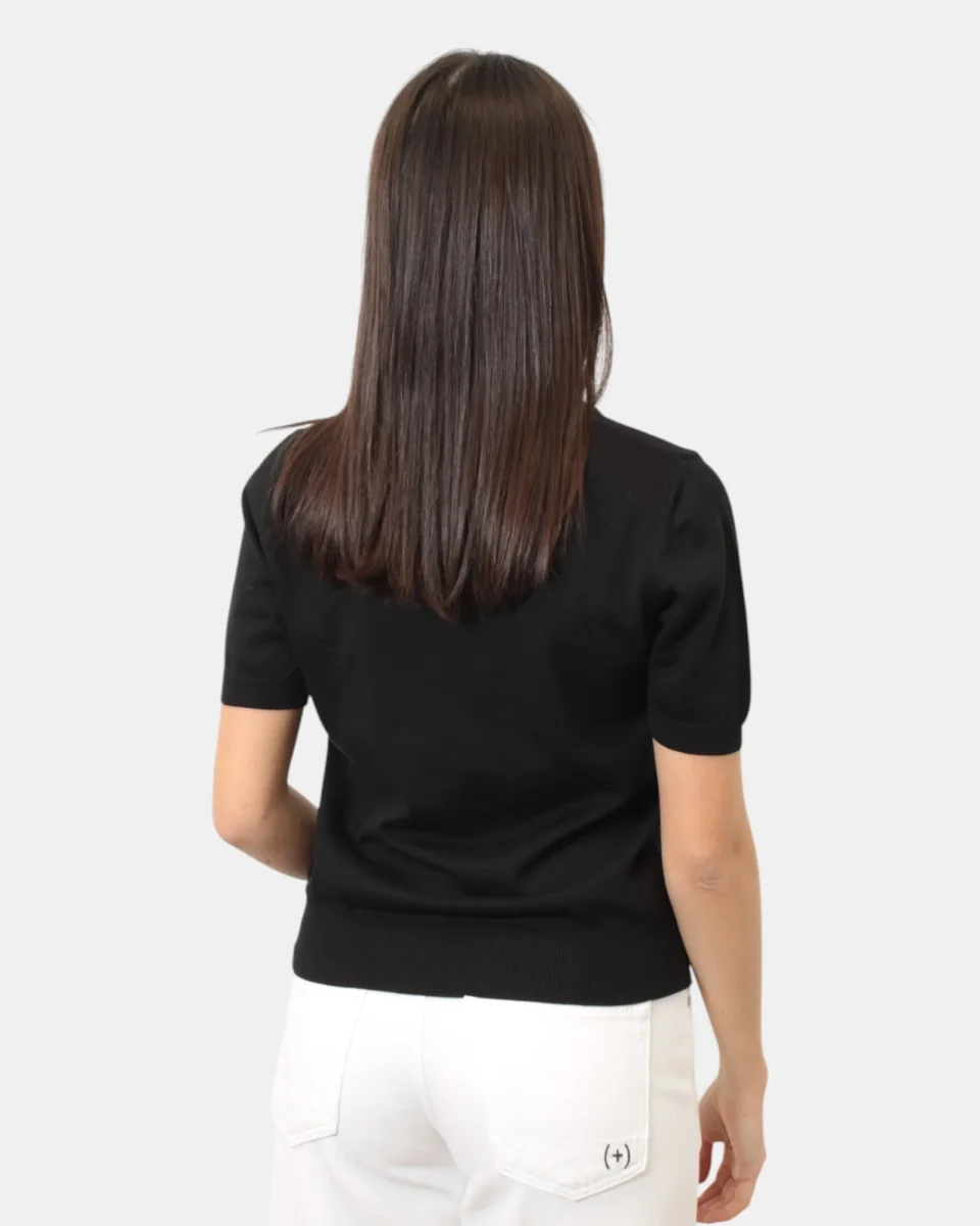 GIROCOLLO MANICA CORTA HEKLA & CO - NERO - immagine 4