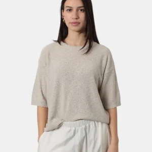 GIROCOLLO MANICA LUNGA RASATO HEKLA & CO - BEIGE