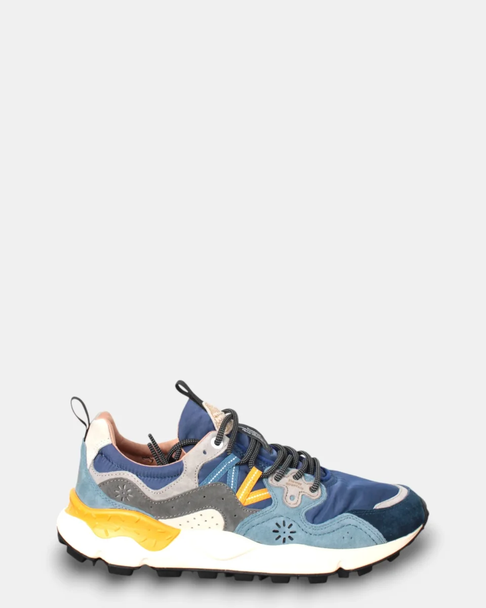 SNEAKERS FLOWER MOUNTAIN MOD. YAMANO 3 - BLUE/GREY - immagine 2