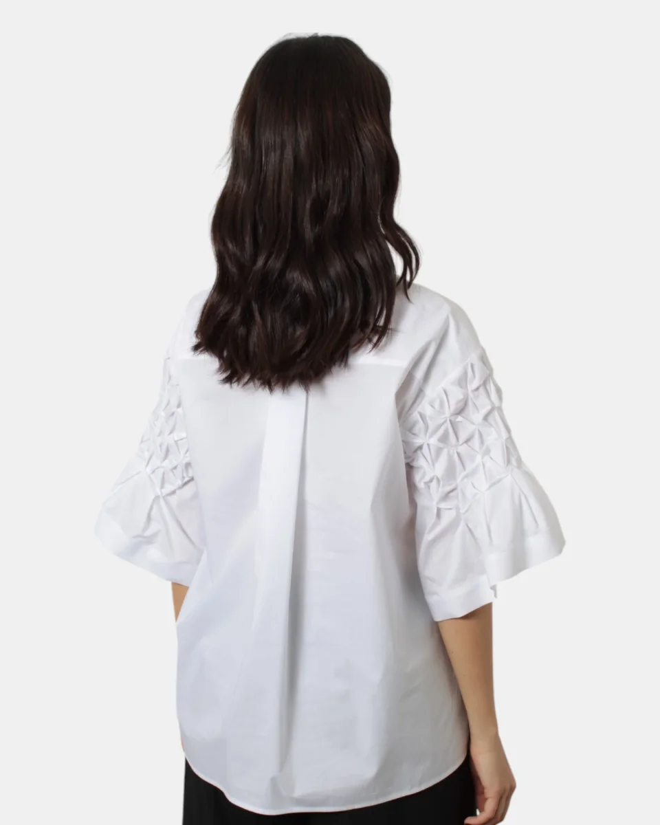 CAMICIA MANICA LUNGA MEIMEI J - 791 OFF WHITE - immagine 4