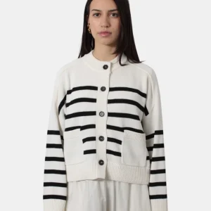 CARDIGAN MEIMEI J - R7910 BIANCO
