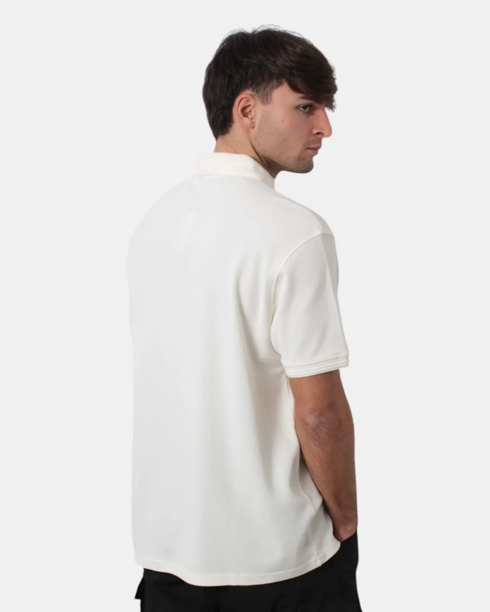 polo a manica corta barbour international mod. charlie textured - wh32 whisper white - immagine 4