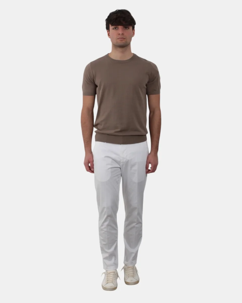 PANTALONE BE.ABLE MOD. LOUIS REGULAR - BIANCO - immagine 5