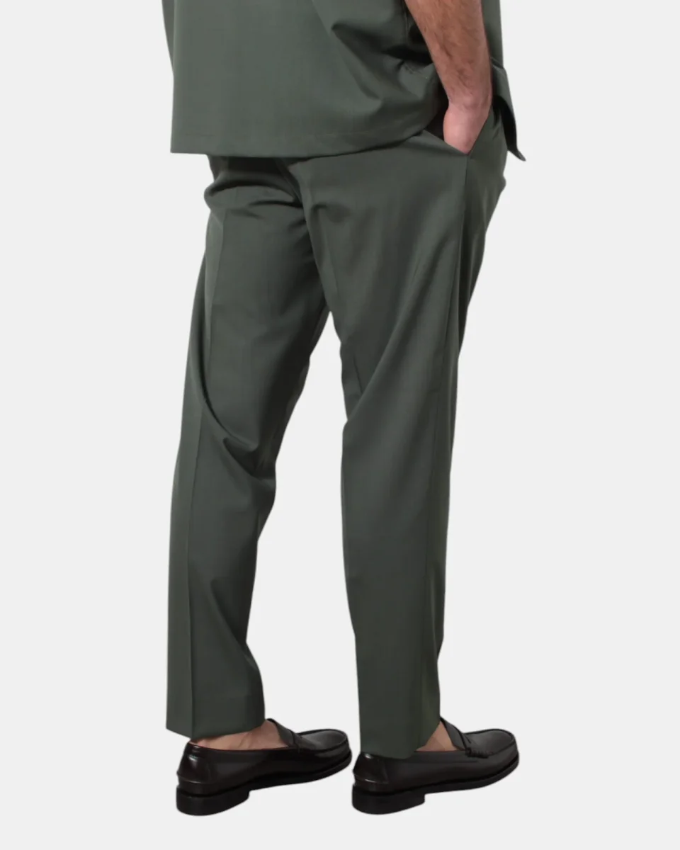 PANTALONE BE.ABLE MOD. ANDY REGULAR SENZA CINTURA - VERDE - immagine 4