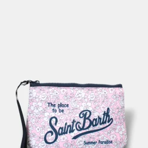 pochette mod. aline - violet flowers 21