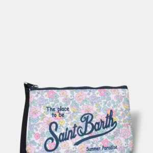 pochette mod. aline - violet flowers 2124